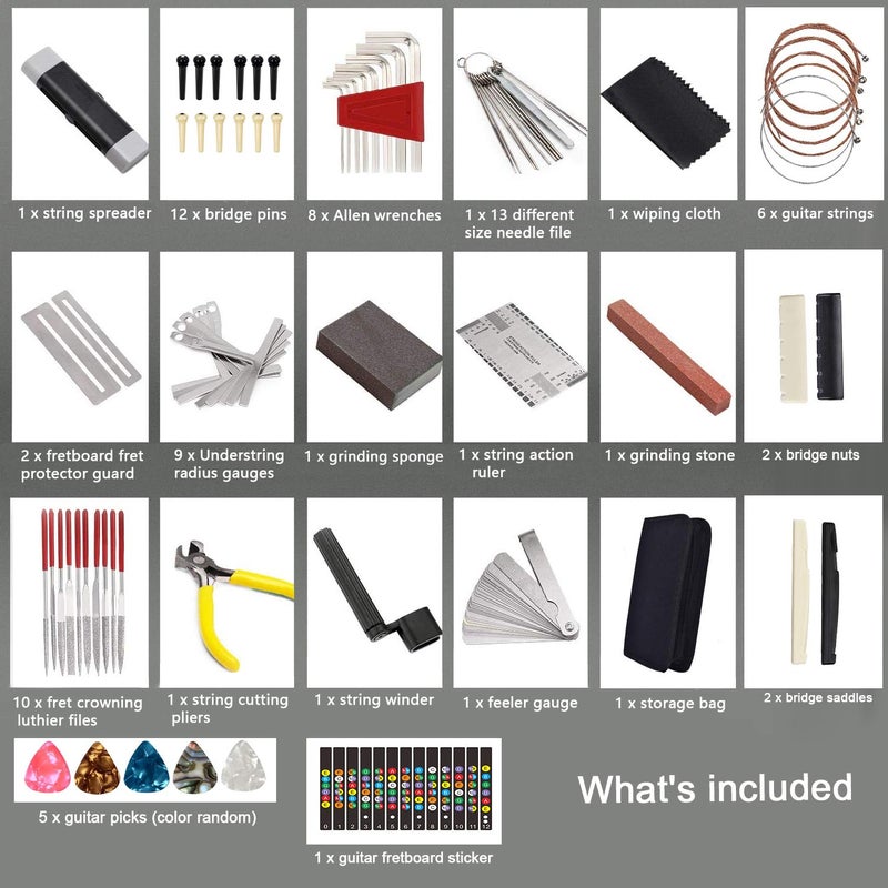 Micling 72PCS Guitar Tool Kit - Image 2